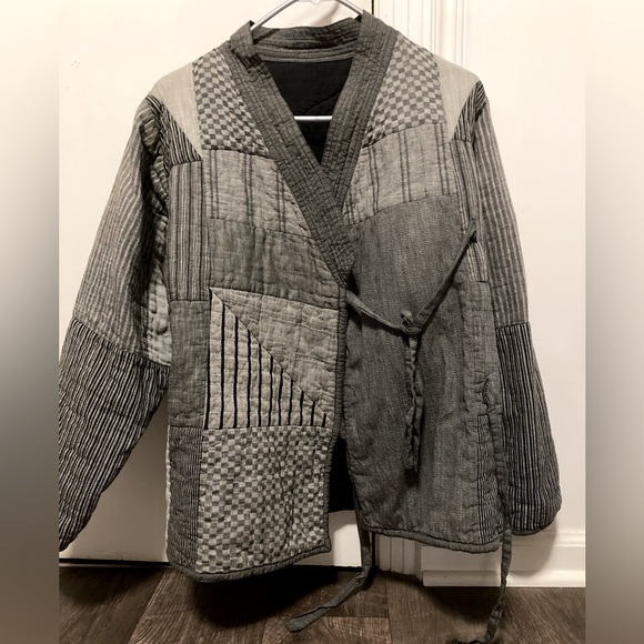Jackets & Blazers - Patchwork Gray Women's Jacket
